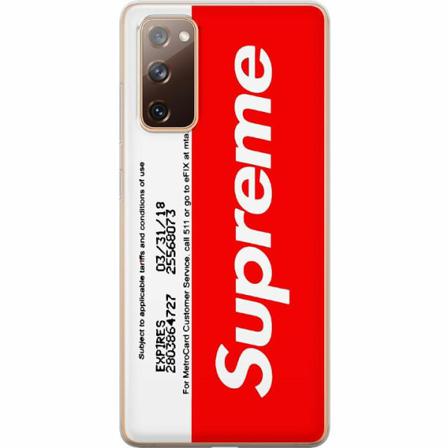 Samsung Galaxy S20 Fe Genomskinligt Skal Supr Ticket