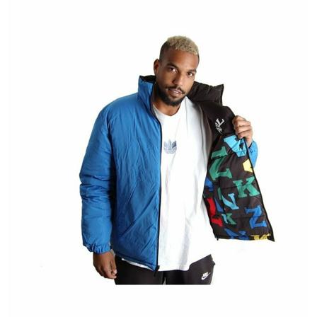 Karl Kani Winter Jas , Blauw , Heren , Maat: L