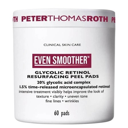 Peter Thomas Roth Even Smoother Glycolic Retinol Resurfacing Peel Pads 60pcs