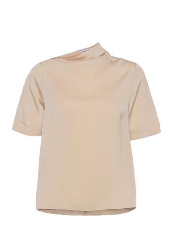 Lima Tee Blouses Short-sleeved Creme Ahlvar Gallery