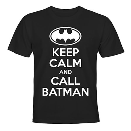 Keep Calm Call Batman - T-SHIRT - BARN