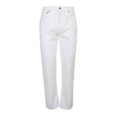 14 Bros Cheswick straight jeans , Wit , Heren , Maat: W32