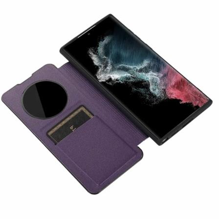 Effektfullt Smidigt Smart Fodral - Samsung Galaxy S23 Lila
