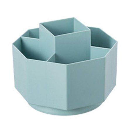 Rotary Pen Holder Stationery Organizer BLÅ