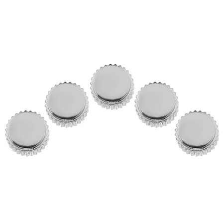 Urværk Krone Kvarts Mekanisk Stål Urkrone Sæt Ur Reparationsværktøj Tilbehør (5 Stykker) 6mm Flad Hul