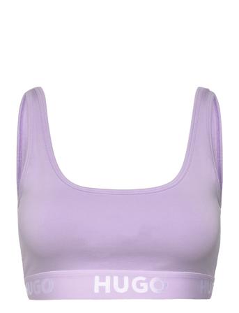 Bralette Sporty Logo HUGO Purple