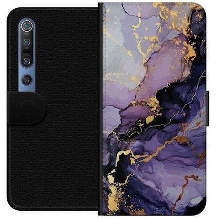 Xiaomi Mi 10 Pro 5G Tegnebogsetui Lilla Marmor