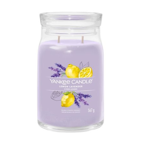 Yankee Candle Signature Jar Candles Lemon Lavender 567g - Candela Profumata