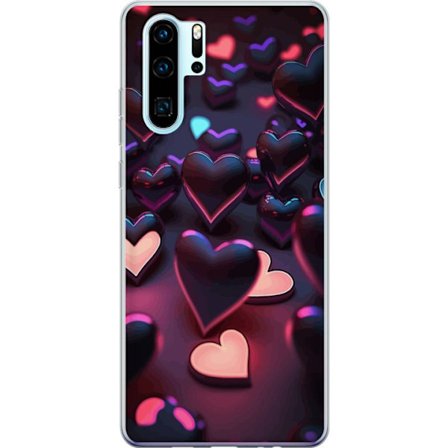 Kompatibel Mobilcover til Huawei Huawei P30 Pro Midnatshjerter