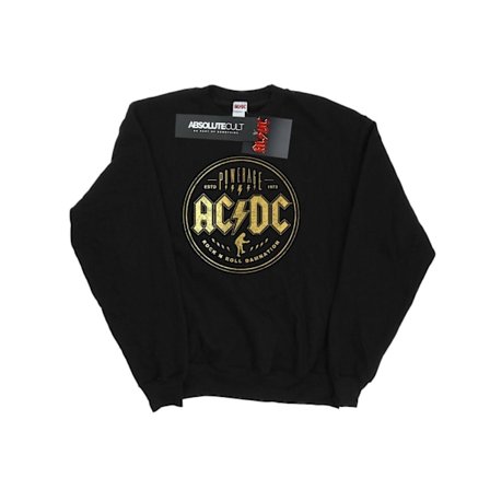 AC/DC Boys Rock N Roll Damnation Sweatshirt 5-6 år Svart