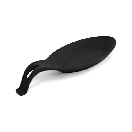 Silikon skjeholder, kjøkken skjeholder, silikon skjestøtte, silikon matlaging skjeholder, mandelformet kjøkkenhjelper, skjeholder