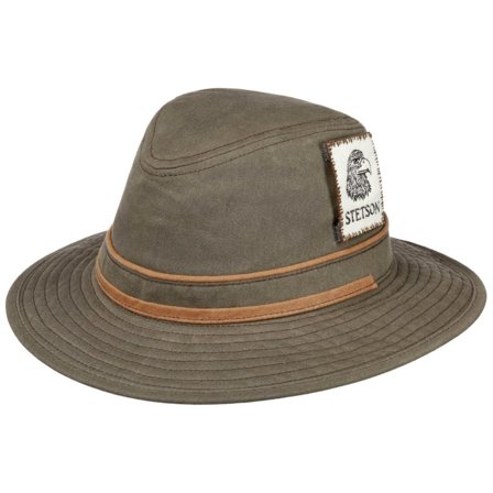 Stetson Traveller Vintage Wax Men hats Green L
