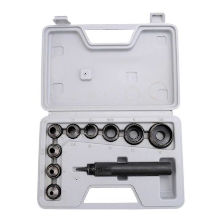 10 kpl Heavy Duty -ontelotyökalusarja Tiiviste Nahka Kumi Rei'itys Tee-se-itse Nahkatyö Perforointi To