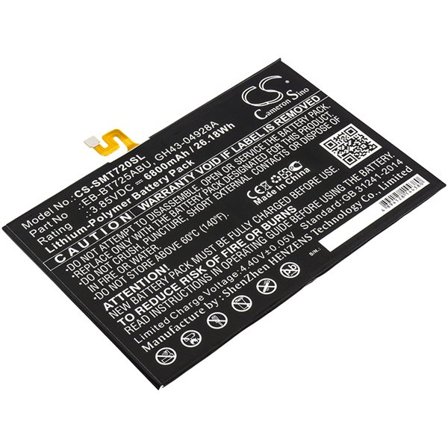 Batteri till Tablett för Samsung Galaxy Tab S5e, Galaxy Tab S5e 10.5 m.fl.