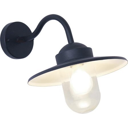 Gelia Valö Væglampe E27 sort, Belysning