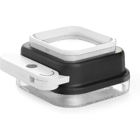 Förstoringsglas med 10x 15x 20x förstoring, multifunktionell handhållen förstoringsglas med justerbar förstoring