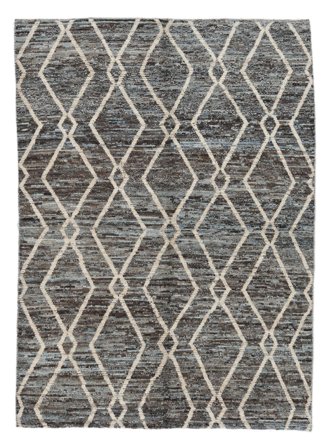 Berber Stil Teppich Moderner Schwarz/Dunkelgrau (Wolle, Afghanistan)