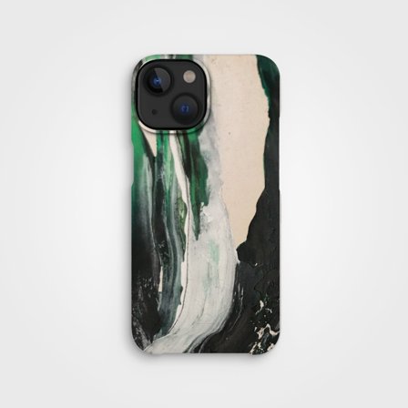 Eco-Friendly PLNTPRTCT Phone Case Teal Blush, Made with Plants, iPhone 14 Plus