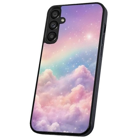 Samsung Galaxy S24 FE - Cover/Mobilcover Rainbow Clouds