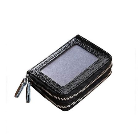 Lompakko/korttikotelo RFID-suojauksella Black