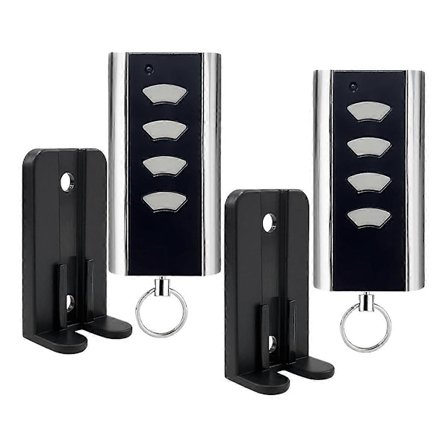2 stk. Garage Fjernbetjening til Entrematic RCU 433-2, til Crawford Standard Steel 433.92 Garageport