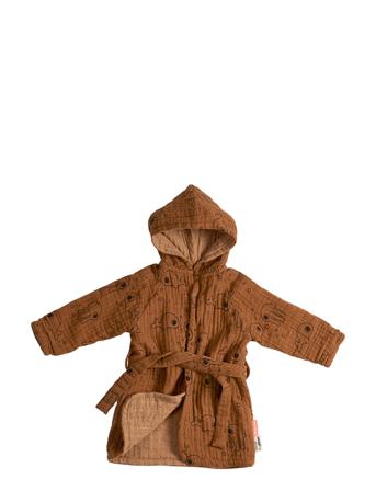 Bathrobe Sea Friends Brown D By Deer