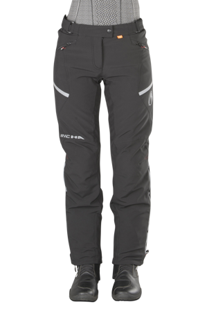 Pantalones de Moto Richa Softshell Mujer Negro XL