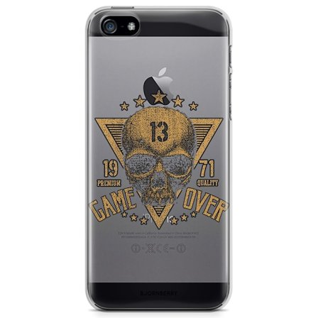 Bjornberry iPhone 5/5S/SE TPU Skal - Döskalle