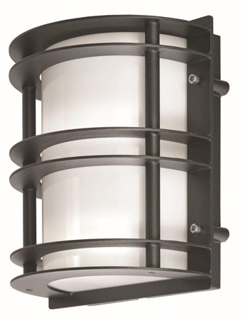 Norlys Stockholm 220 Veggarmatur E27, 60W, IP54 Svart, Belysning