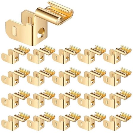 25 stk. Spade-koblinger med piggyback-funksjon, stolterminal, hurtigkobling, elektrisk 3-veis adapter