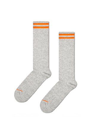 Happy Socks Solid Sneaker Sock Sockor Dam Grå 36-40