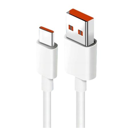 Xiaomi 6A USB til USB-C Kabel 1m Hvid