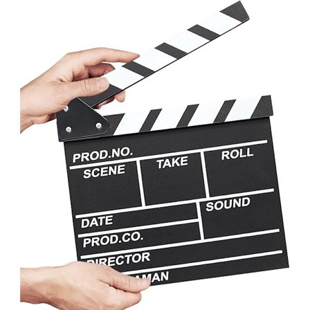 30 * 27CM filmregissør klafftavle, filmrekvisitter og