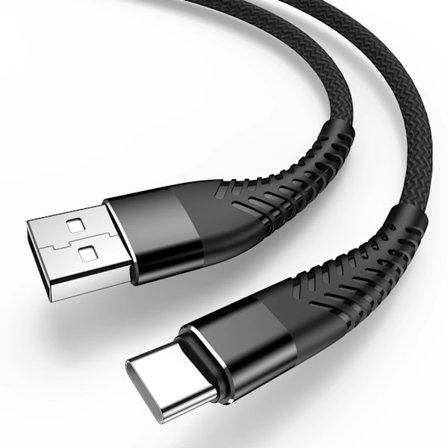 USB Typ A till C Kabel För Samsung S10 A12 A13 A22 A32 A52 Redmi USBC 1m 2m 3m Lång 25cm 50cm Kort Data Laddare Kabel Snabbladdning