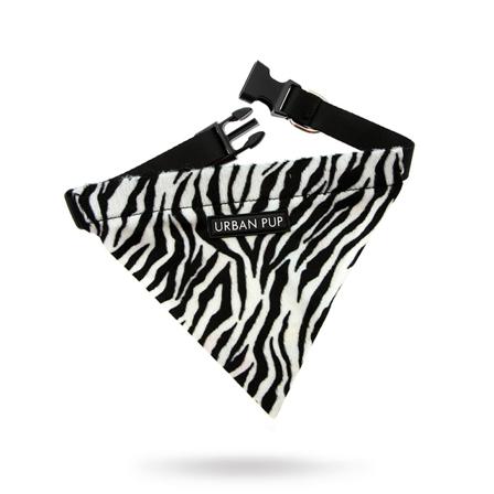 Zebra Bandana - Scarfes, Charms & Halsbandssmycken, Draglinor, Läder- & Textilhalsband på Doggie.se