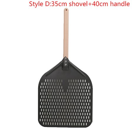 QU-12/14 tommer aluminium pizzaspade med langt T-håndtag