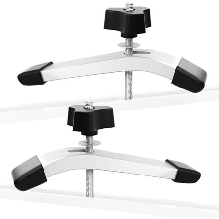 2 stk. Sett Rail T Spor Klemme, T-Spor Klemme T Spor Rask Legering S