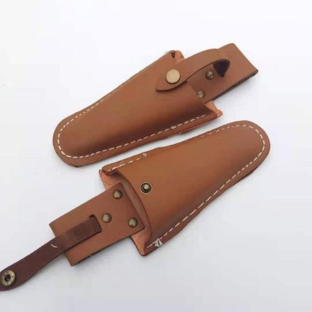 Pakke Beskjæringssaks Lærhylster Klipslukking Verktøy Hage Tang Saks Holder Beskyttende Etui Lærhylster Veskeholder Bruk for Beskjæring S