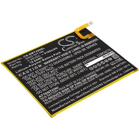Batteri till Tablett för Samsung Galaxy Tab A 8.0 2019, SM-T290, SM-T295 m.fl.