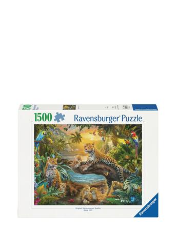 Leopard Family In The Jungle 1500P Patterned Ravensburger