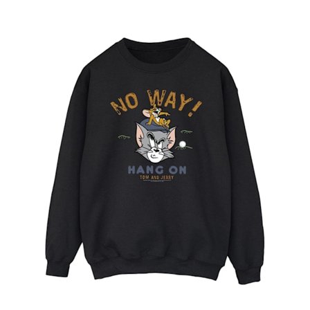 Tom And Jerry Herr Hang On Golf Sweatshirt L Svart