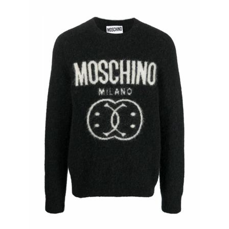 Moschino Sweatshirts , Zwart , Heren , Maat: S