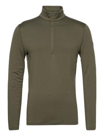 Men 260 Tech Ls Half Zip Base Layer Tops Brun Icebreaker