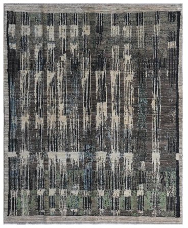 200X246 Tappeto Berber Style Moderno (Lana, Afghanistan) Carpetvista