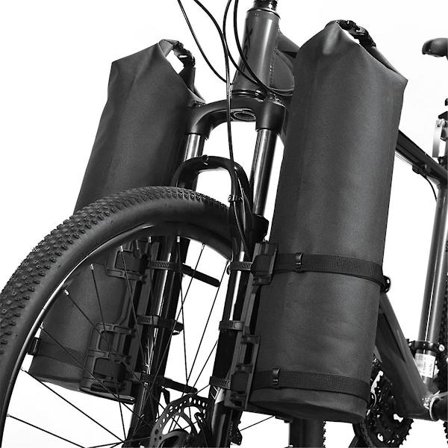 2 st Bärbar Vattentät Cykel Gaffel Väska Montering Säte Elektrisk Scooter Väska Montering Bas Cykel Fron