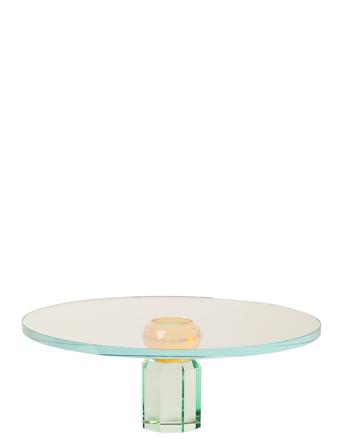 Crystal Etagere Home Tableware Serving Dishes Cake Platters Green C'est Bon