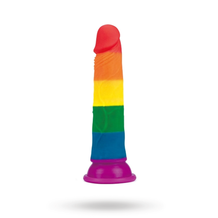 Prider Dildo 18,5 cm - Vuxen.se - Handsfree dildo med sugpropp