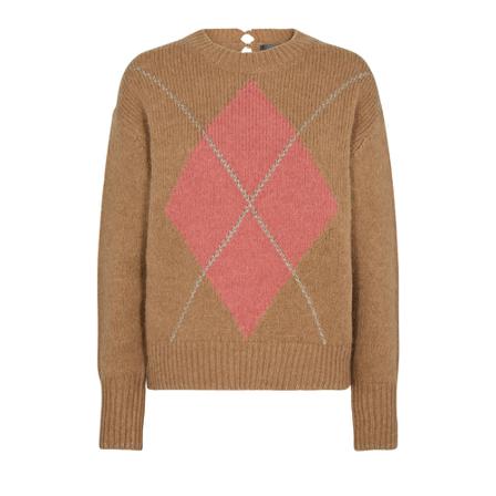 MOS Mosh, Sweatshirt Diamond Brązowy, Kobieta, Rozmiar: L