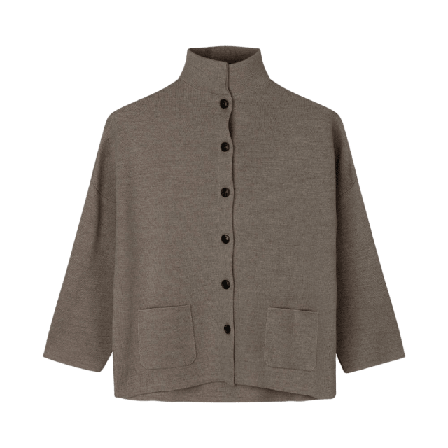 Sibin Linnebjerg Spring Cardigan Tröjor Dam Brun S