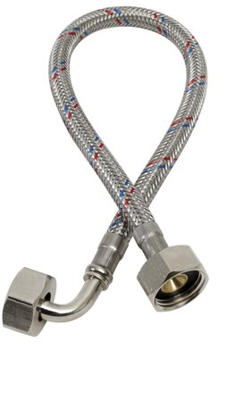 Gelia 3006220962 Liitäntäletku suora/kulma, DN8 G15/G20x3000 mm, Asennus